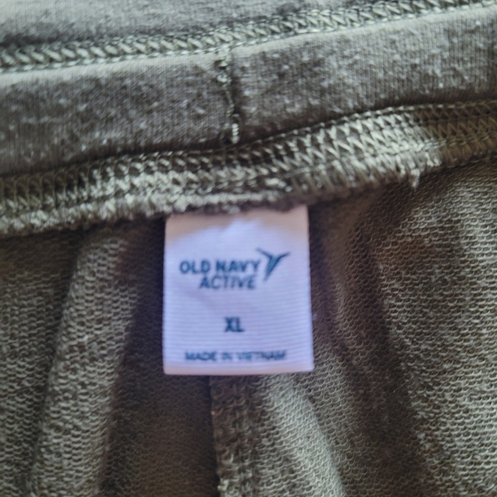 Old Navy Active Womens XL Black Bootcut & Olive Green Wideleg Yoga Foldover Pant - Picture 4 of 9